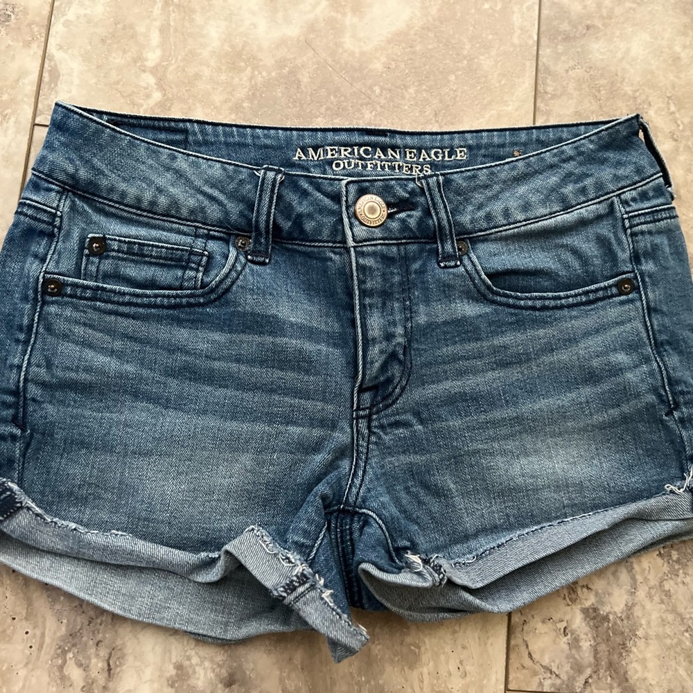 American Eagle Jean Shortie Stretch Sz 4